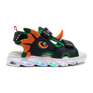 Sandali Dino Multi Light leggeri per ragazzi con chiusura in velcro