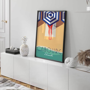 Affiche ville Cabourg Affiche seule
