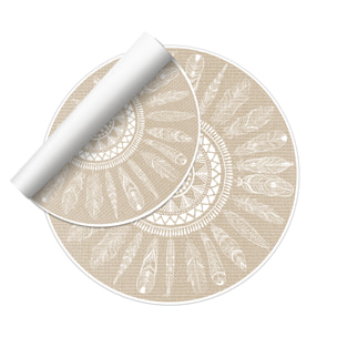 Alfombras vinílicas de Ceramiko - Plumas 1