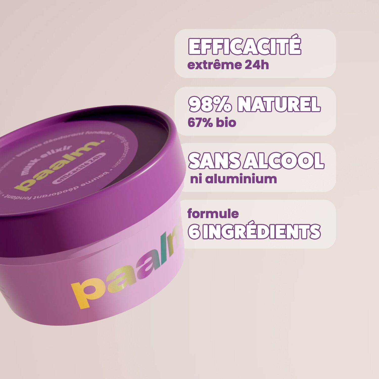 Musk Elixir - Baume Déodorant Fondant