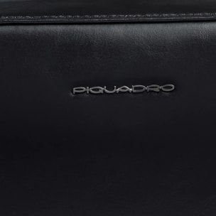 Piquadro Astuccio portacavi in pelle con tasca per mouse