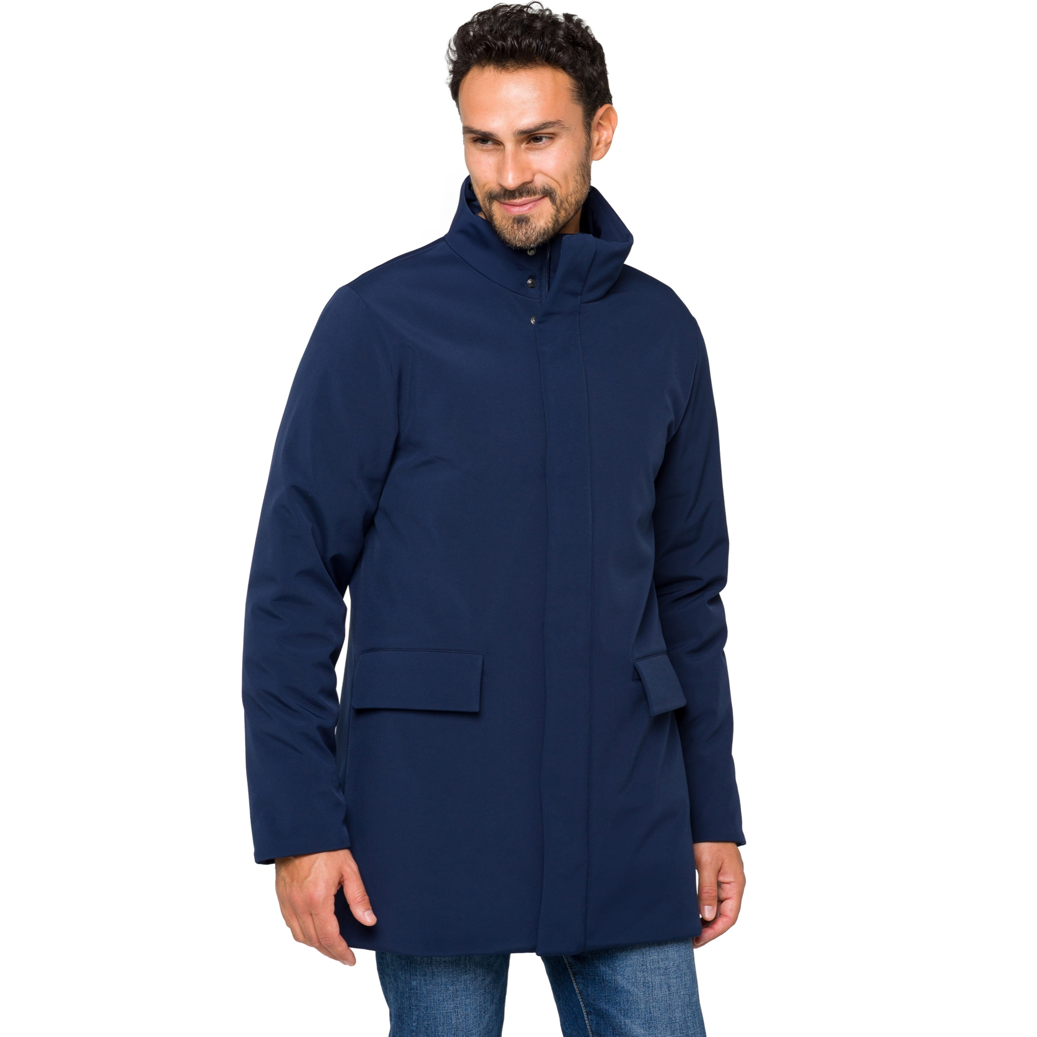 Chaqueta Hot Buttered térmica impermeable Shakotan azul marino