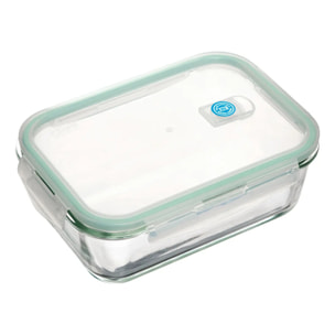 Boite "Clipeat" carré / rectangulaire grand modèle en verre