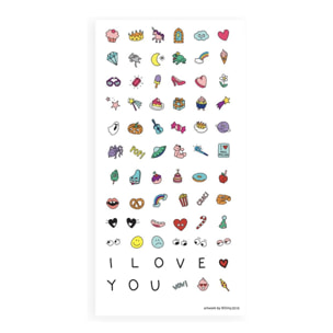 Magic Nails - Set de 72 Stickers pour Ongles