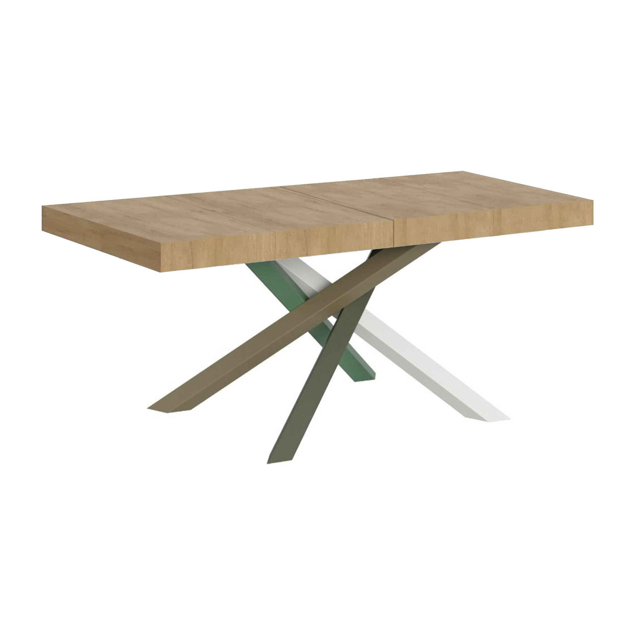 Table extensible 90x130/234 cm Volantis Premium Chêne Nature cadre 4/A