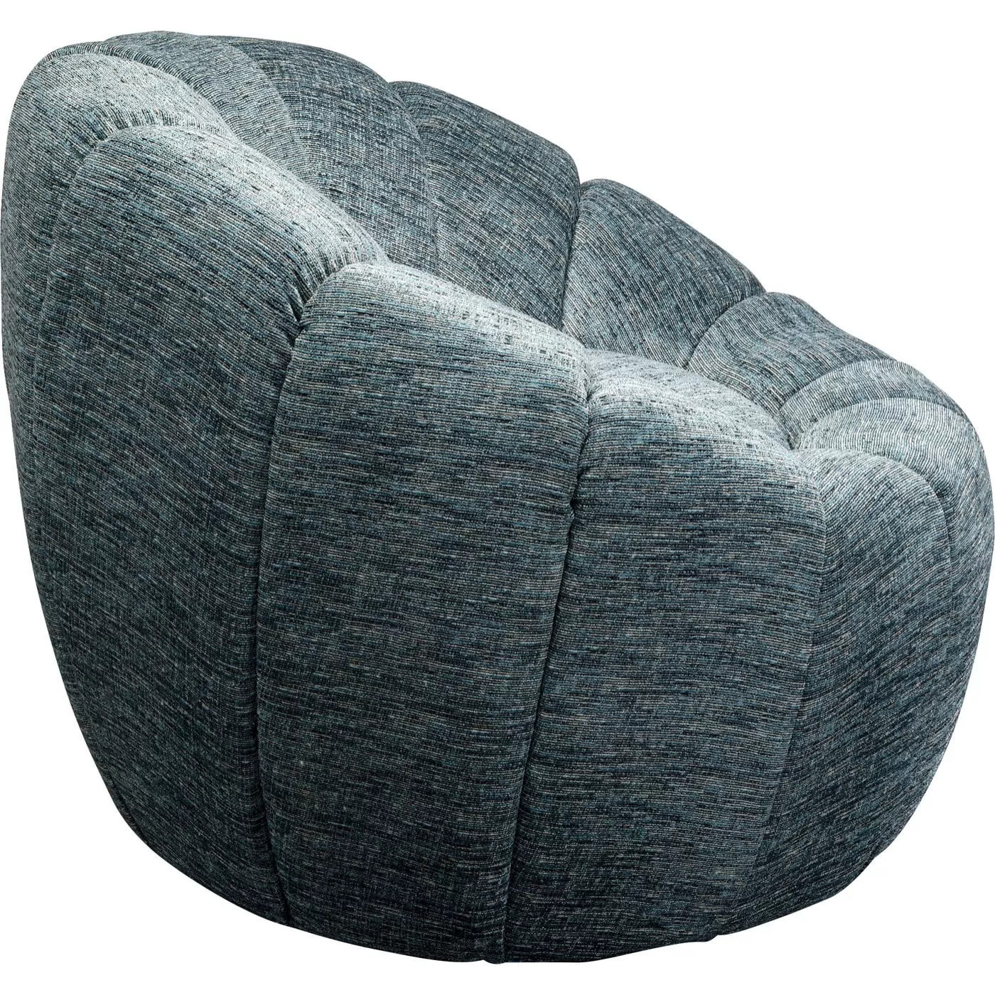 Fauteuil pivotant Fiori bleu Kare Design