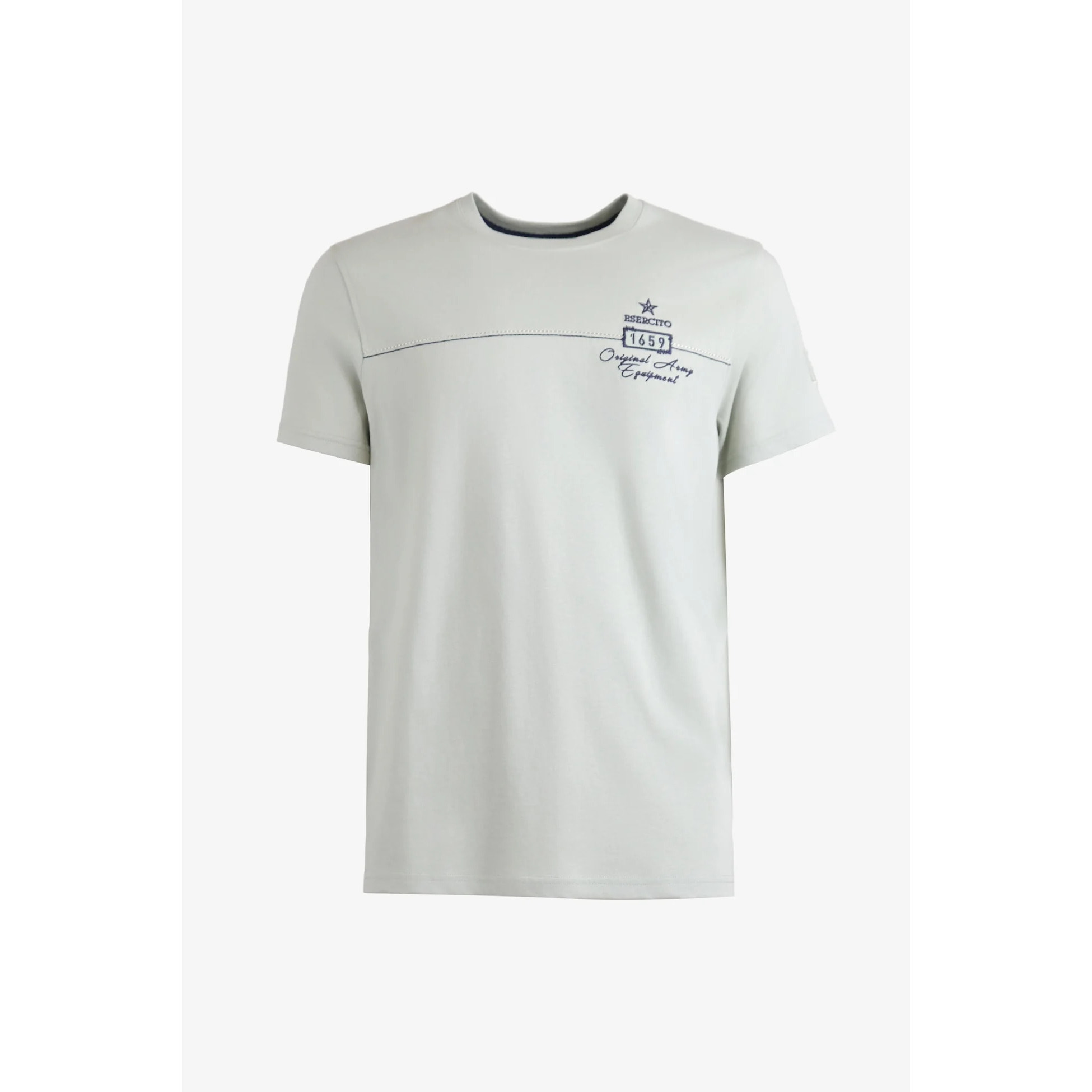 T-shirt Esercito verde in cotone uomo