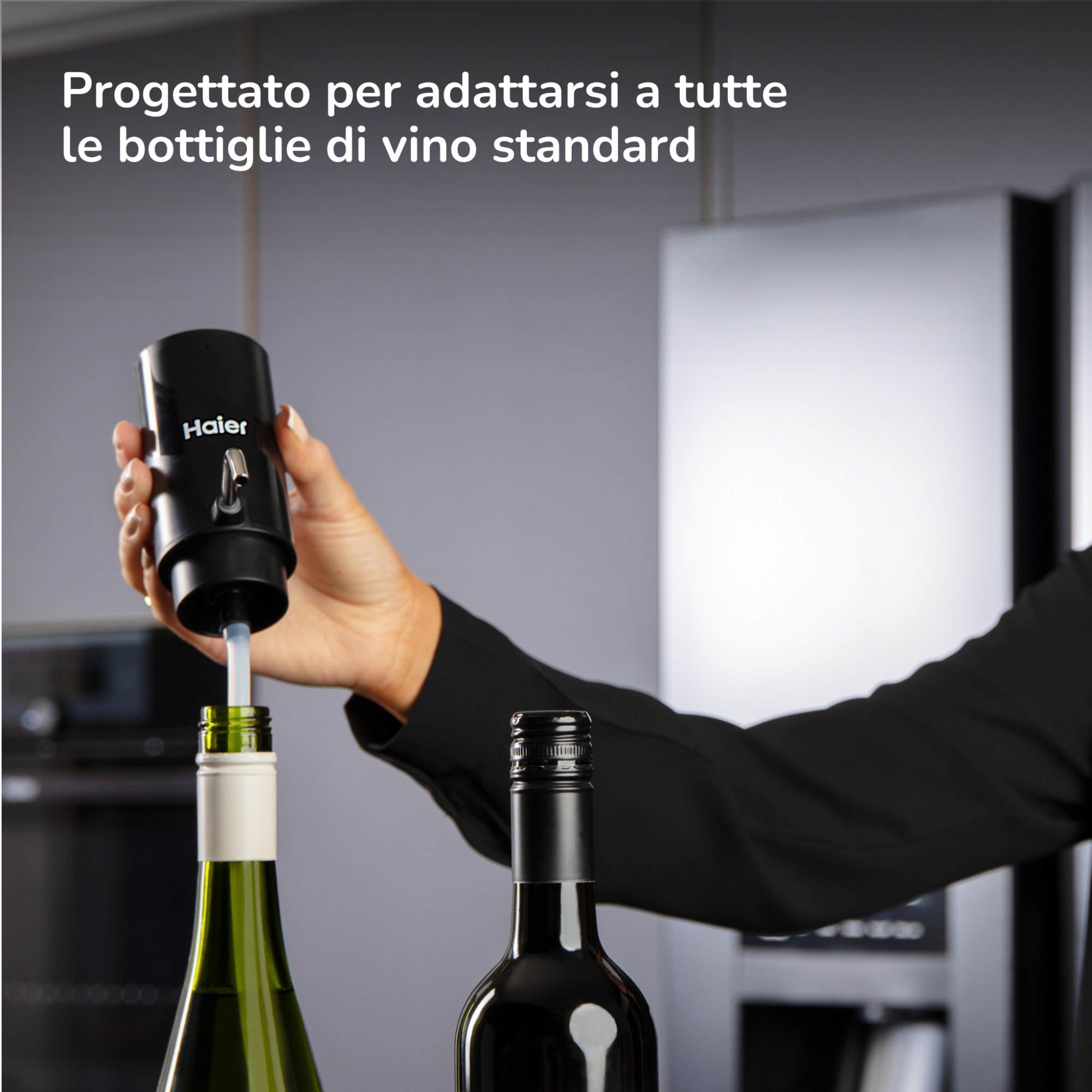 HAIER Aeratore e Dosatore elettrico per vino