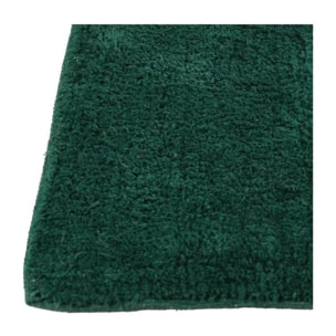 Tapis de bain Coton 45x70cm Vert Foncé MSV