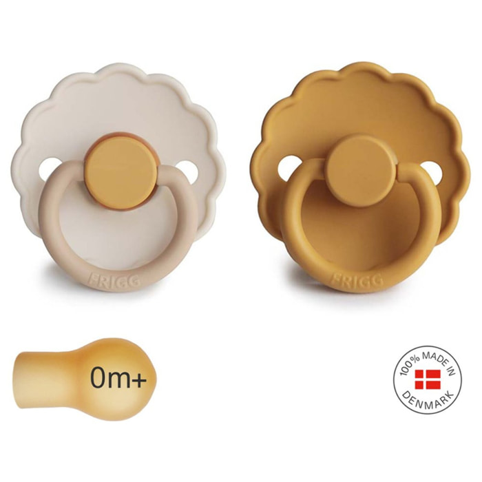 Frigg Pack 2 Chupetes Block Latex Daisy