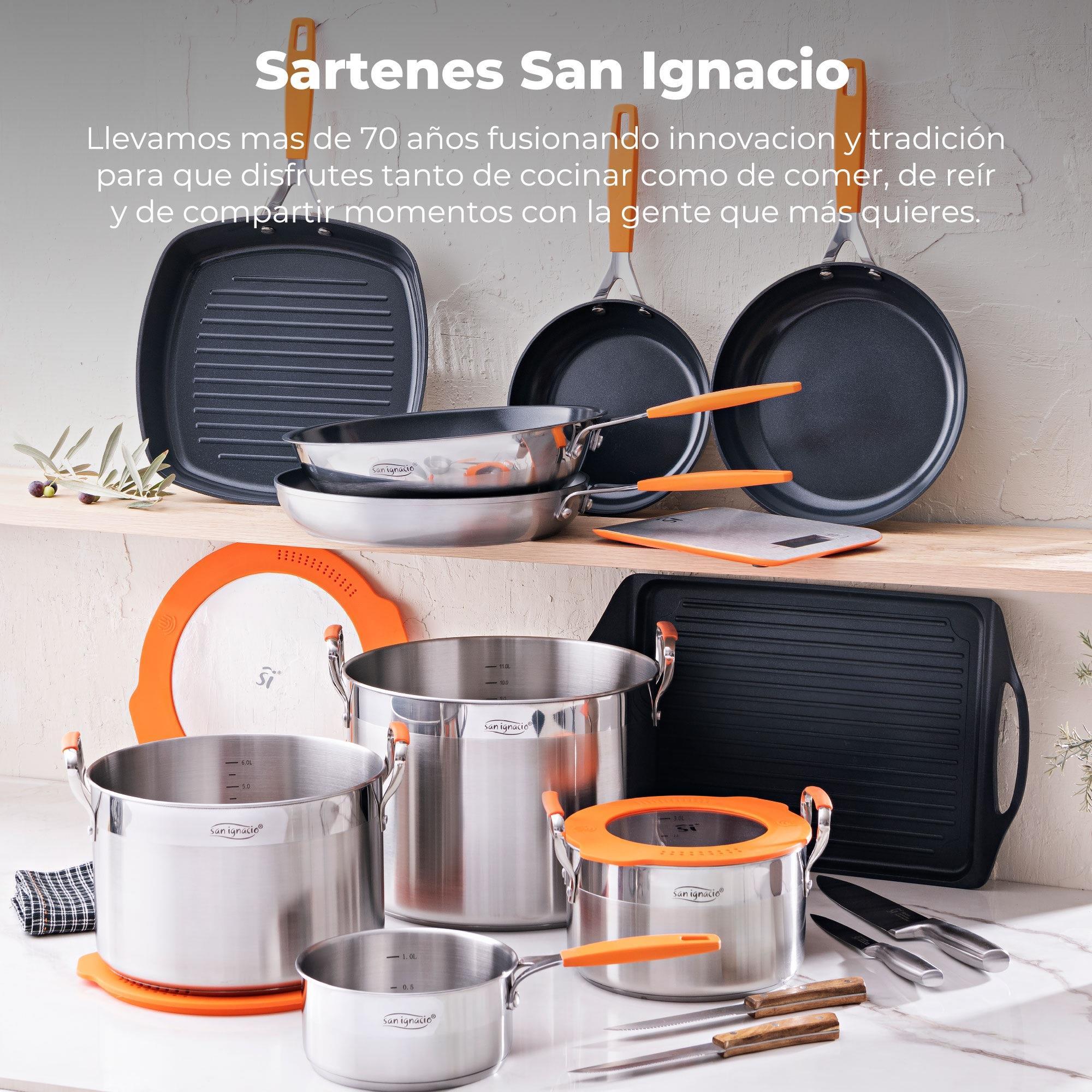 Juego de 2 Sartenes Ø16Ø28cm en aluminio forjado para inducción COMPACT San Ignacio