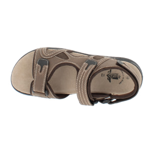 Armata di Mare Scarpe Uomo Sandali in Vera Pelle Comfort con Memory Foam AMU SS23F384 Brown