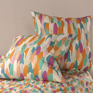 Parure Housse De Couette 100% coton 3pcs Poppy