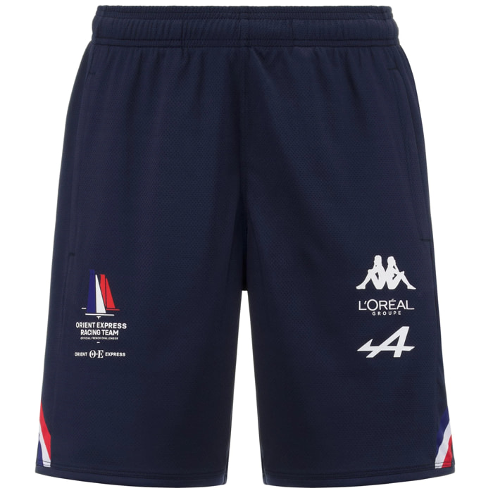 Kappa - Pantaloni Corti Uomo Blu - Ahorazip Pro 7