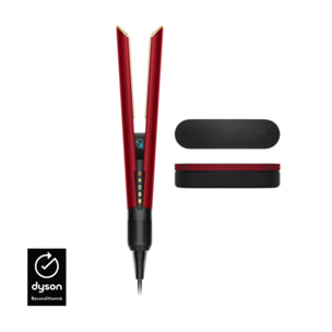Lisseur séchant Dyson Airstrait™ Rouge Velours/Or - Reconditionné