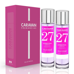 Caravan fragancias - caja de regalo con 2 perfumes nº27 de 150 ml, para mujer