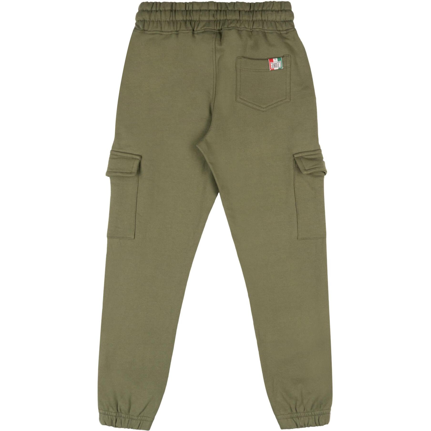 Pantalone invernale da bambino cargo in felpa "Basic"