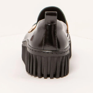 Zapatos 1530S NAPPA SHINNY BLACK-JUNGLE/BRIGHTON color Black-jungle