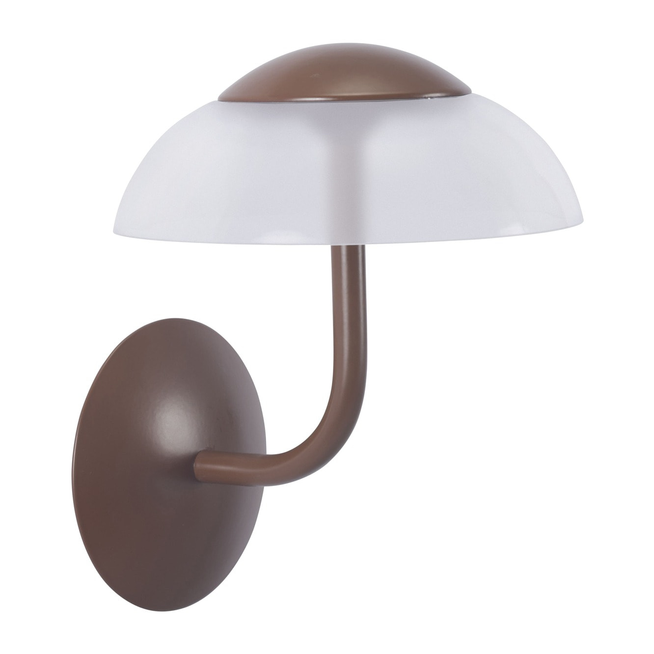 Forlight Eclipta II aplique marrón con luz led blanco cálido 3000K