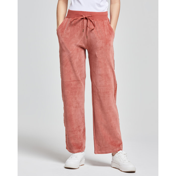 PANTA PALAZZO VELLUTO DONNA