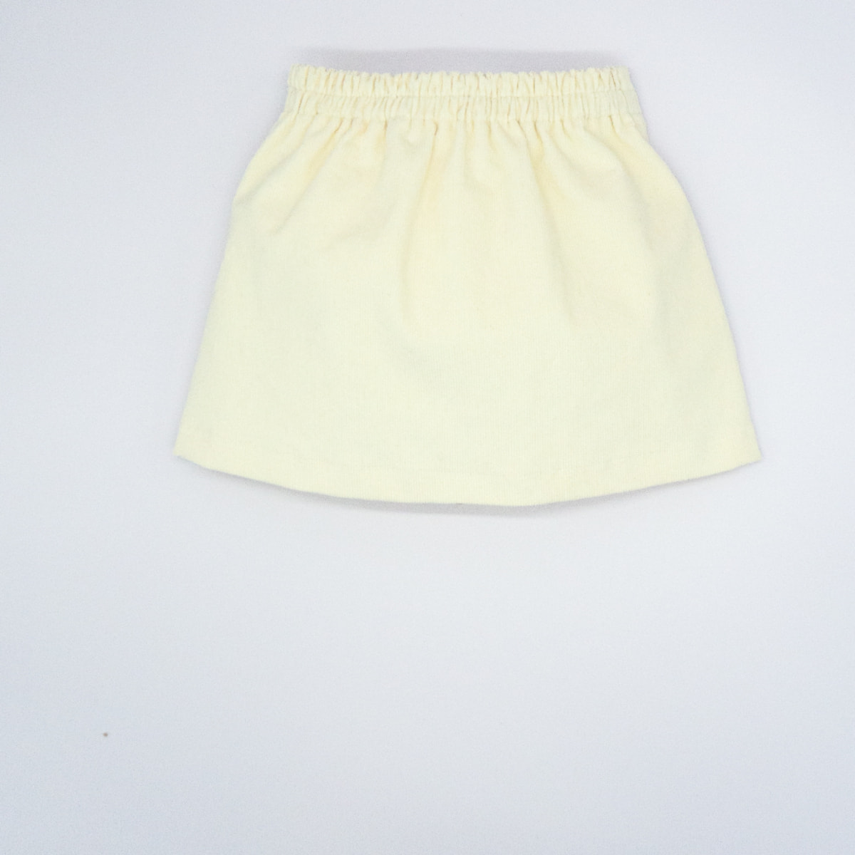 FALDA PANA BOLSILLO VOLANTE BLANCA