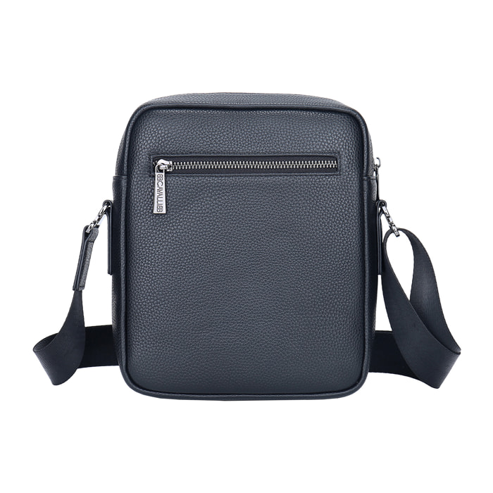 Borsa a tracolla  da uomo In Vera pelle Made in Italy 20x25x8 cm