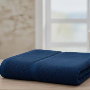CASA MATTA Telo Bagno in Spugna di Puro Cotone 400 gr/mq_Blu