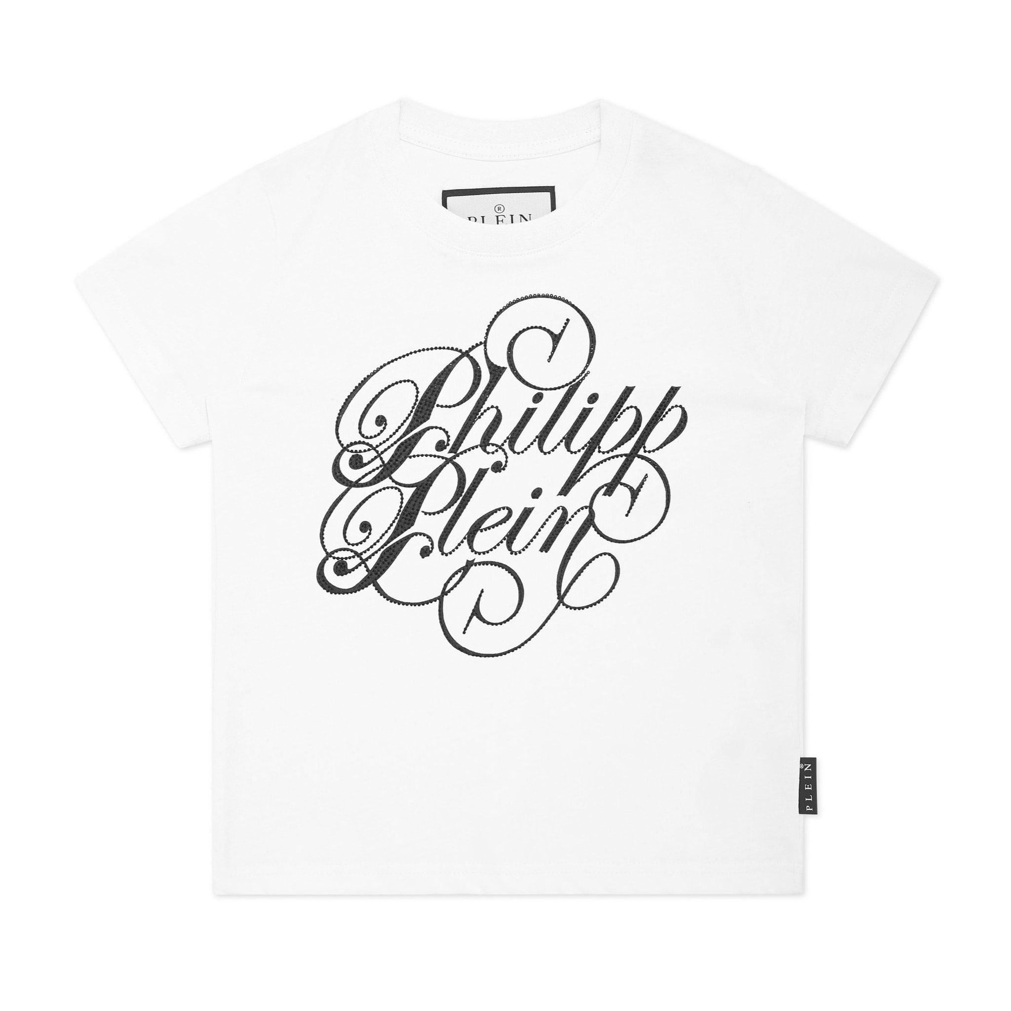 PHILIPP PLEIN Camiseta Cuello Redondo Ss COURSIVE