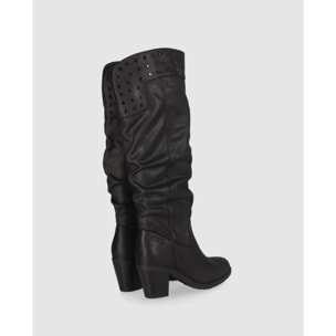 Botas - Negro - Tacón: 7 cm
