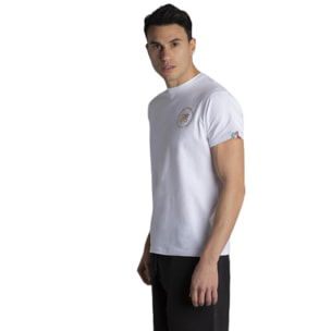 Camiseta hombre manga corta dorada