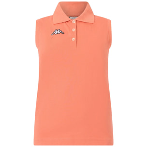 Kappa - Polo Shirts Donna Arancione - Logo Tennis Wws Slim