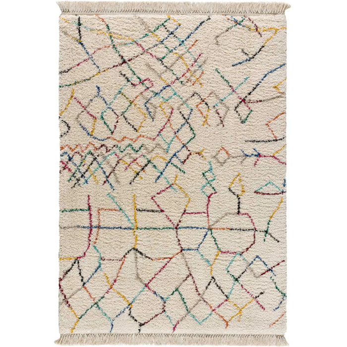 YEBEL Alfombra bereber blanco, varias medidas disponibles.