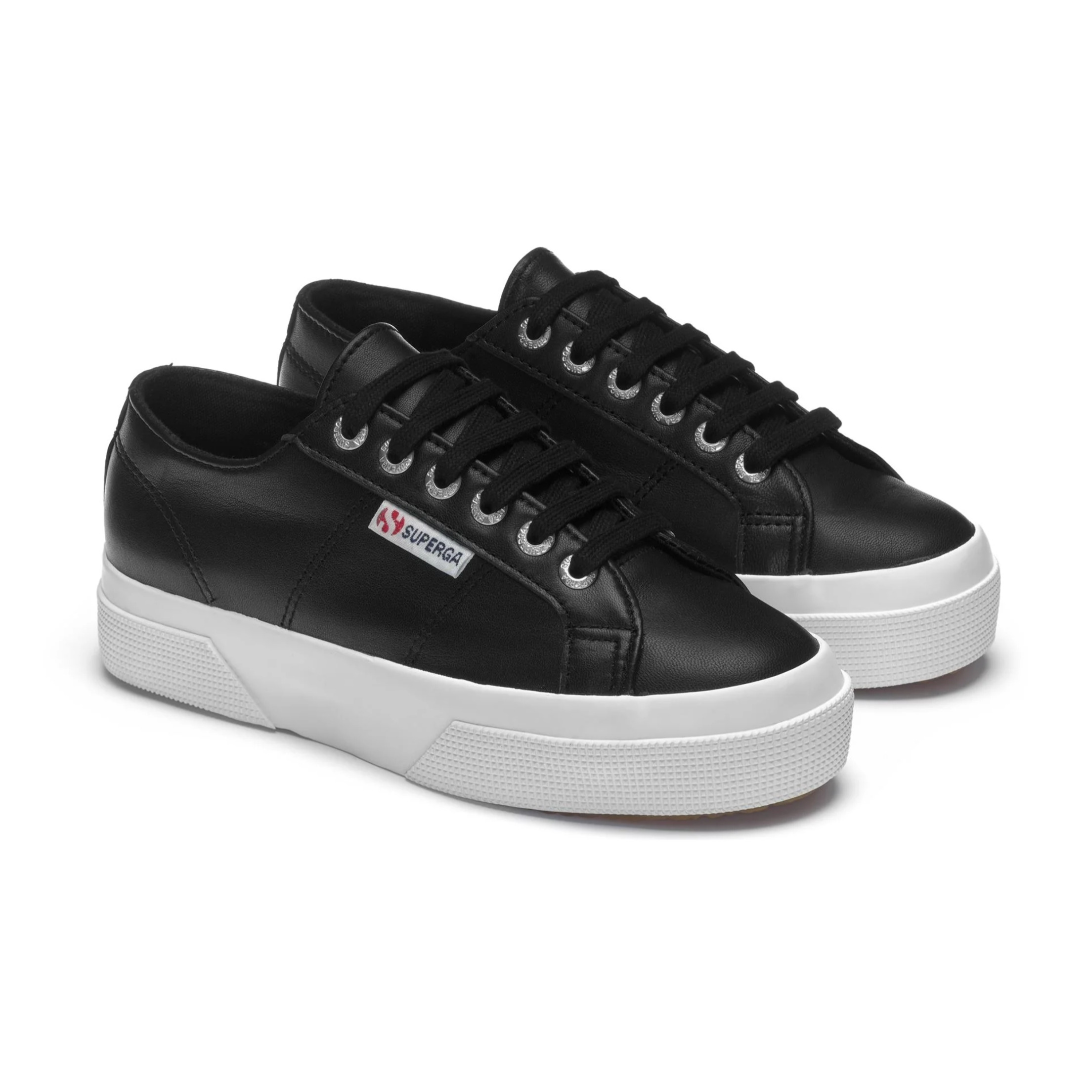 Scarpe da donna Superga Nero 2740 PLATFORM NAPPA