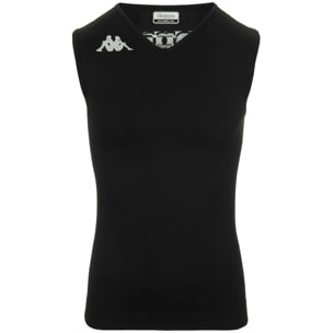 Kappa - Skin T-Shirts & Top Donna Nero - KAPPA4SKIN KOMBAT NANKV