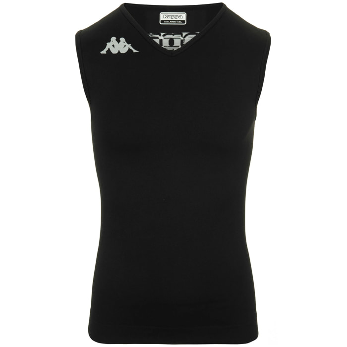 Kappa - Skin T-Shirts & Top Donna Nero - KAPPA4SKIN KOMBAT NANKV