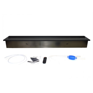 Cheminée décorative avec flamme simulée en différentes couleurs