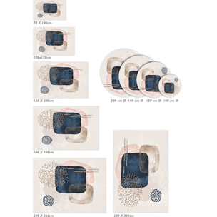 Alfombra de vinilo CERAMIKO, Lara, diseño moderno 133x200 cm