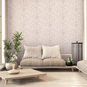 Papier peint imprimé fleur de cerisier - Multicolore