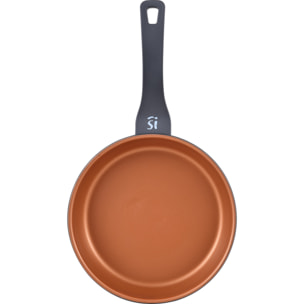 Sarten 24 x 5,5 cm san ignacio bronze en aluminio fundido apta para induccion