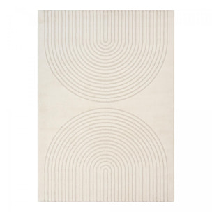 Tapis tendance ton sur ton aux motifs simples