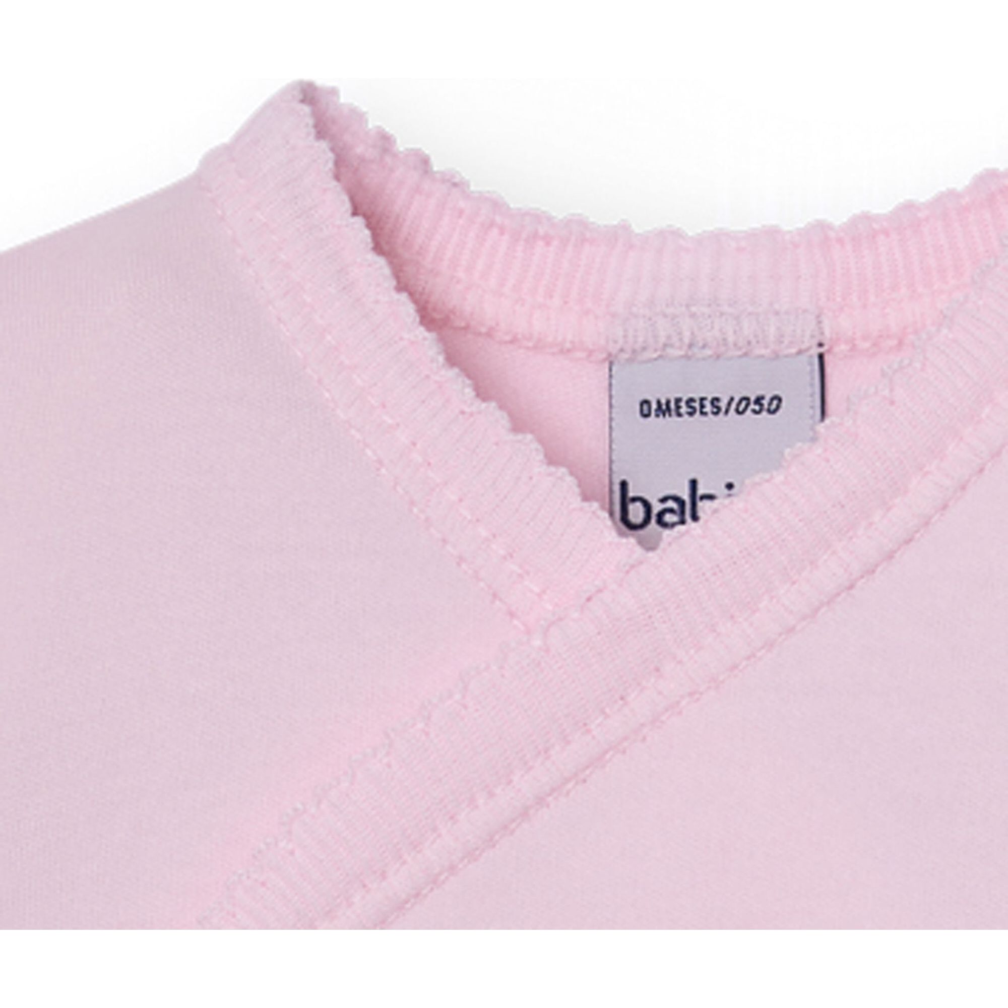 Body cruzado bebé manga larga algodón