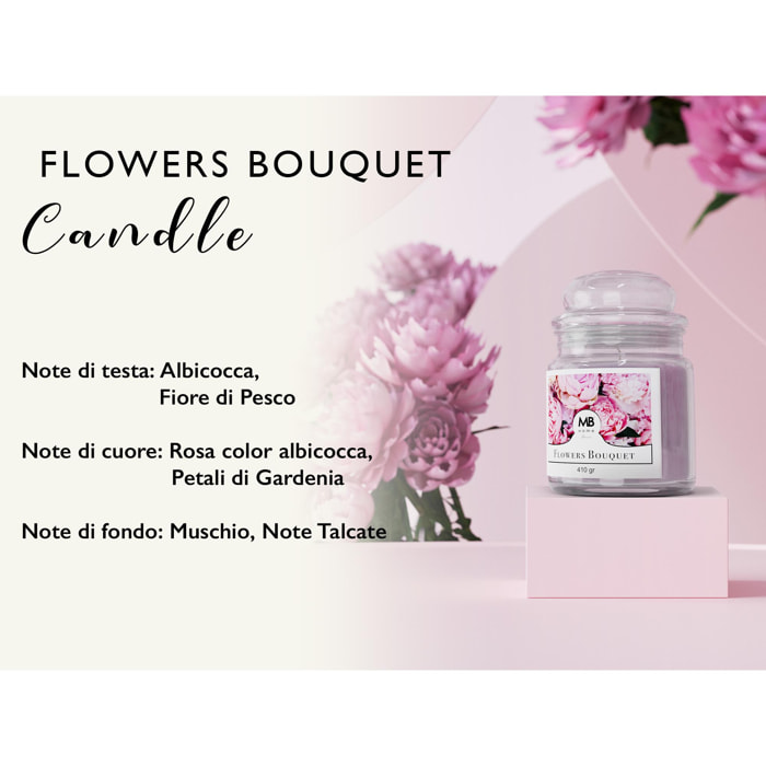 CANDELA MB HOME BASIC-FLOWERS BOUQUET 410GSM