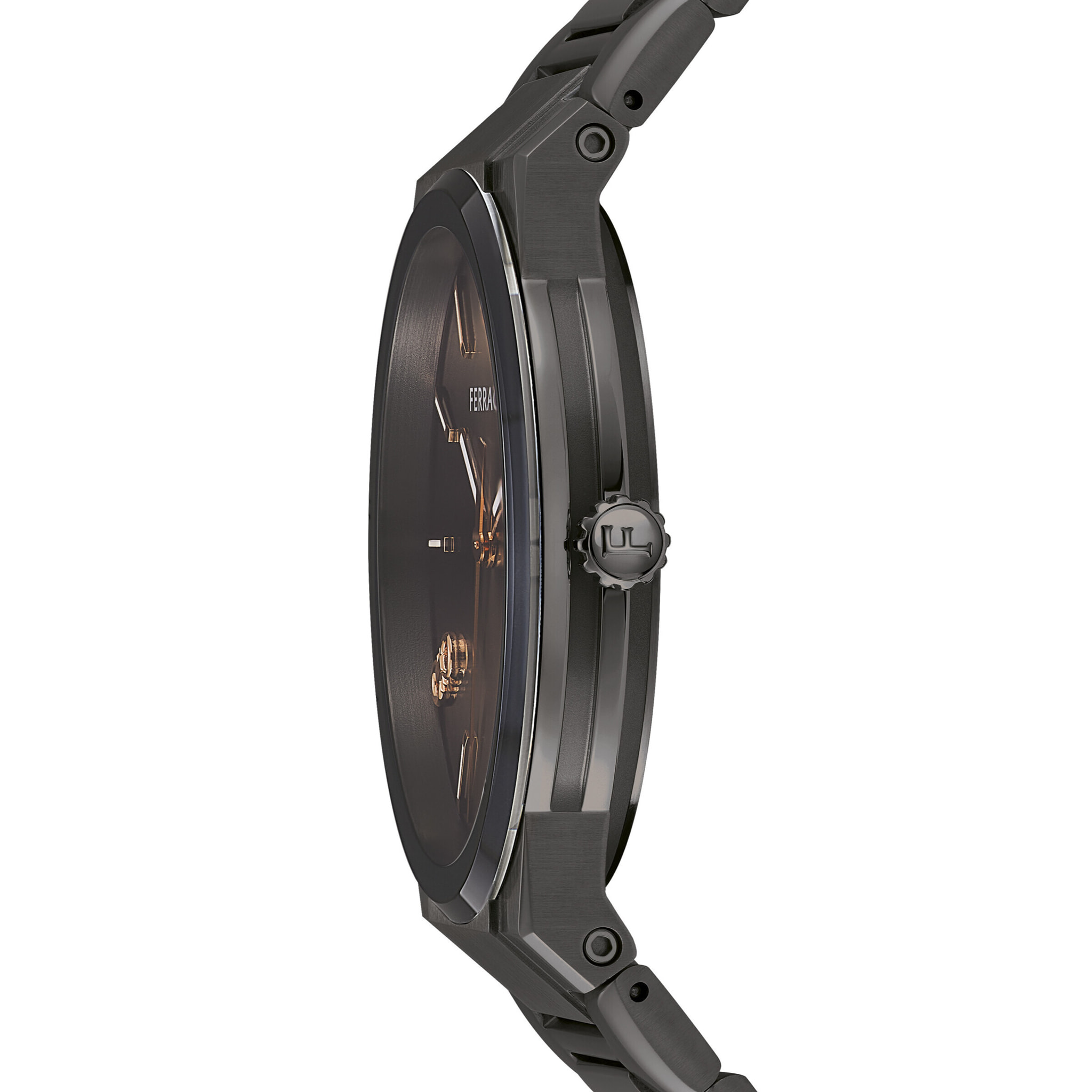 Ferragamo Reloj Analógico De Cuarzo St-Infinity Sapphire