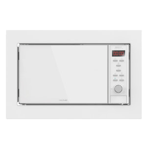 Microonde da incasso con piatto GrandHeat 2350 Built-in White Cecotec