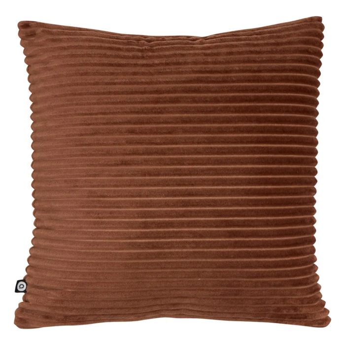 Coussin Arum marron tonka 38x38cm