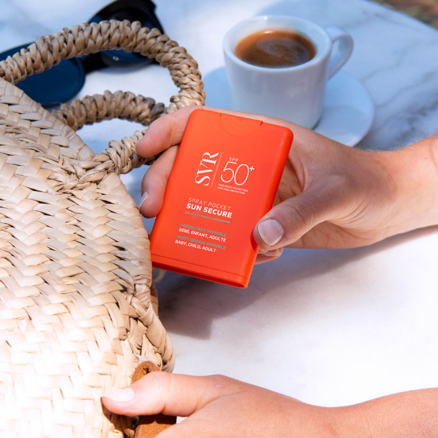 Sun Secure SPF50+  - Spray Pocket Solaire - Hydratant Invisible 20 ml