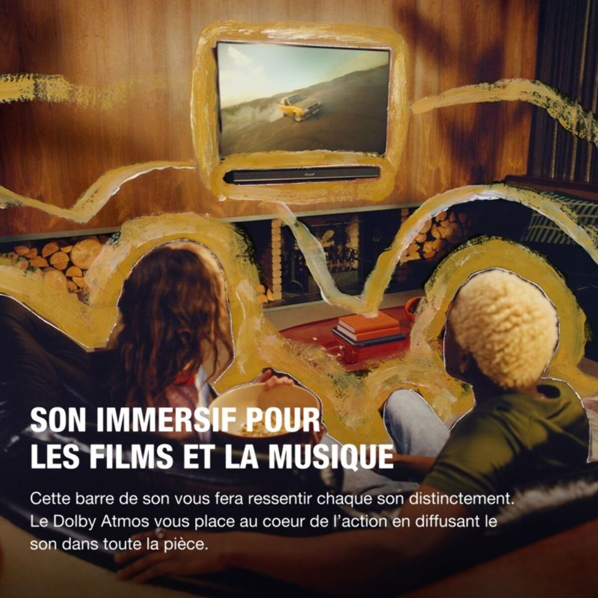 Barre de son MARSHALL HESTON 120 Noire
