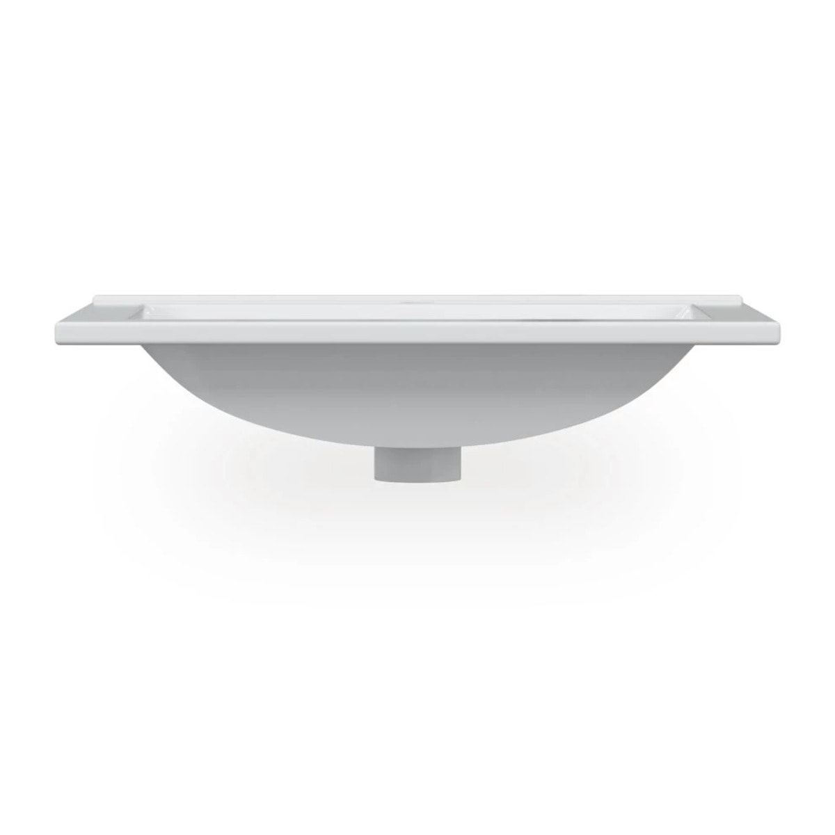 Lavabo cerámico rectangular 60x45 cm Volga Blanco