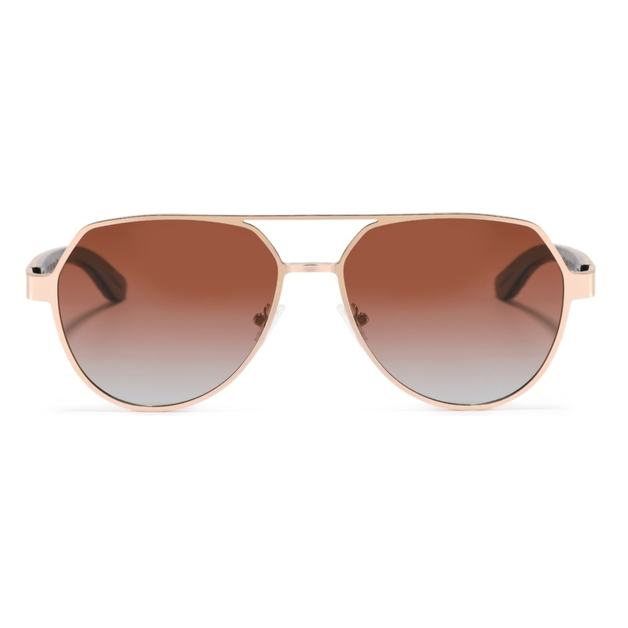 Gafas de Sol Feler 1805-2 Polarizadas de Madera Unisex 57 mm