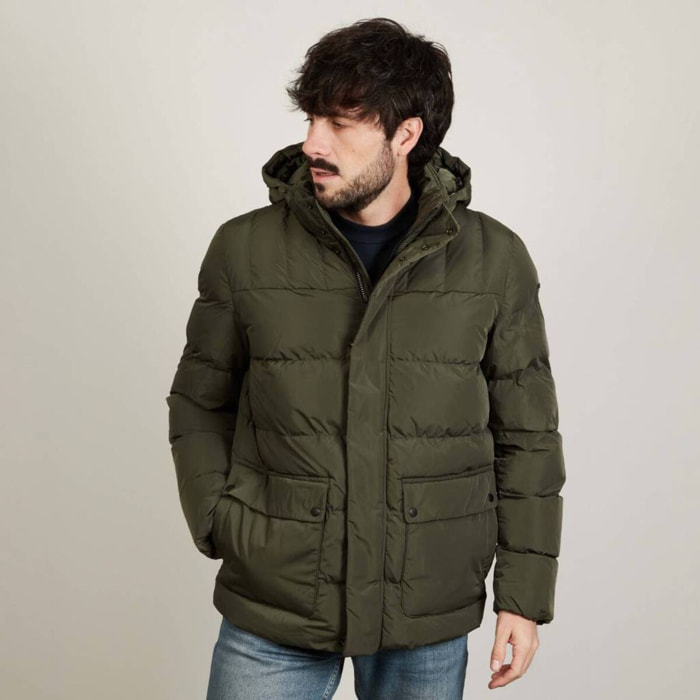 Abrigos Hombre de la marca GEOX  modelo MHILSTONE SHORT JKT VERDE